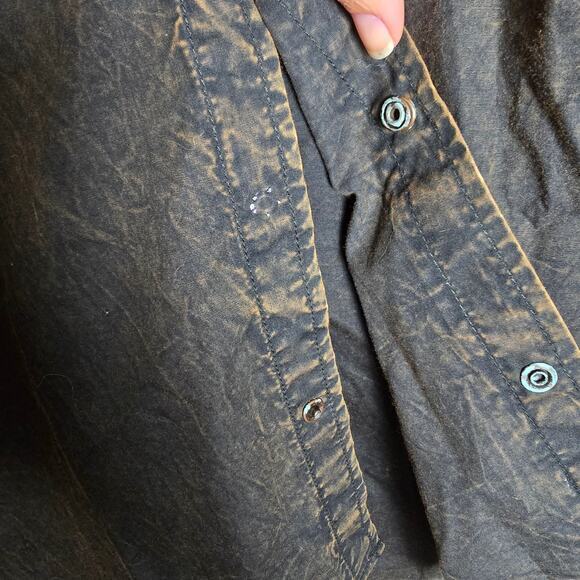 NWT Rafter C Cowboy Collection Button-Up-Black-Kid's‎ XL - Picture 3 of 8